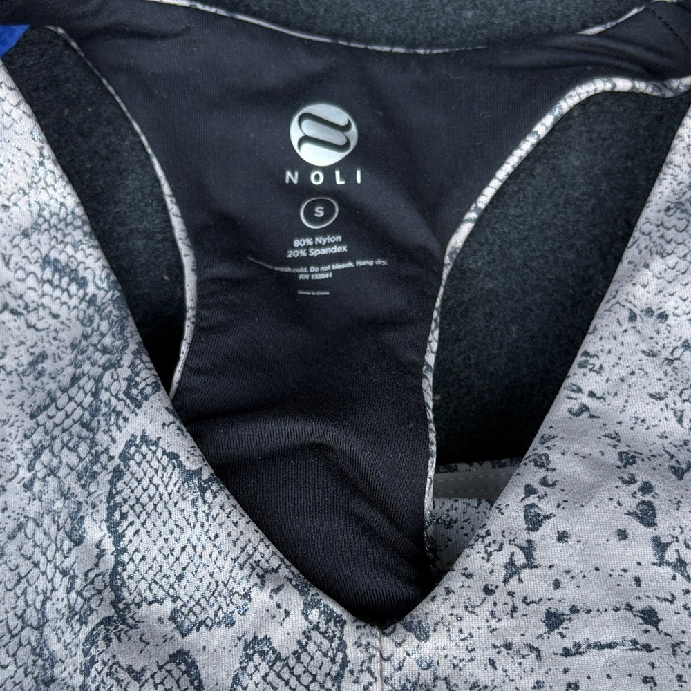 Noli Black and Gray Women's Top